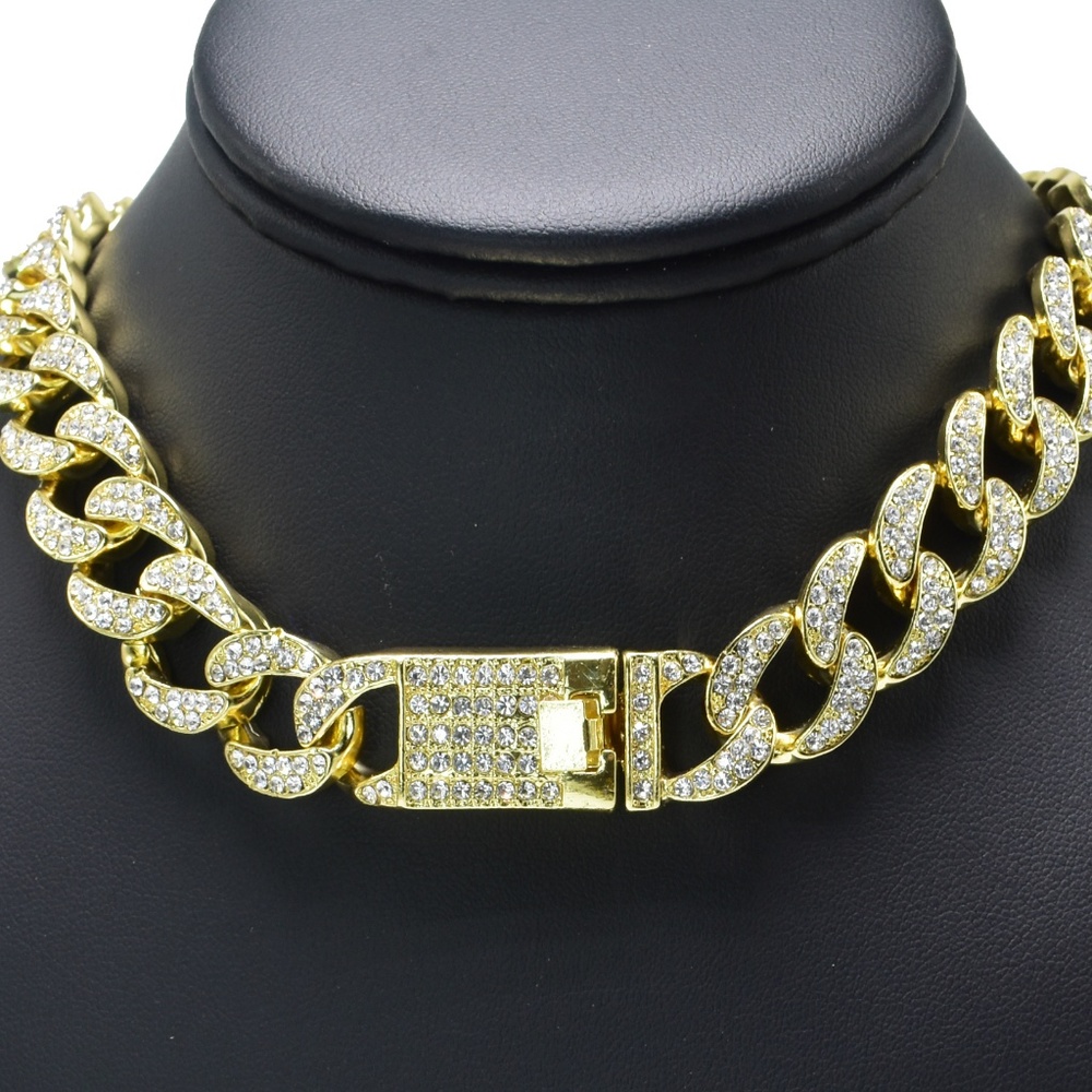 Iced Out Heavy Luxury Miami Cuban Necklace